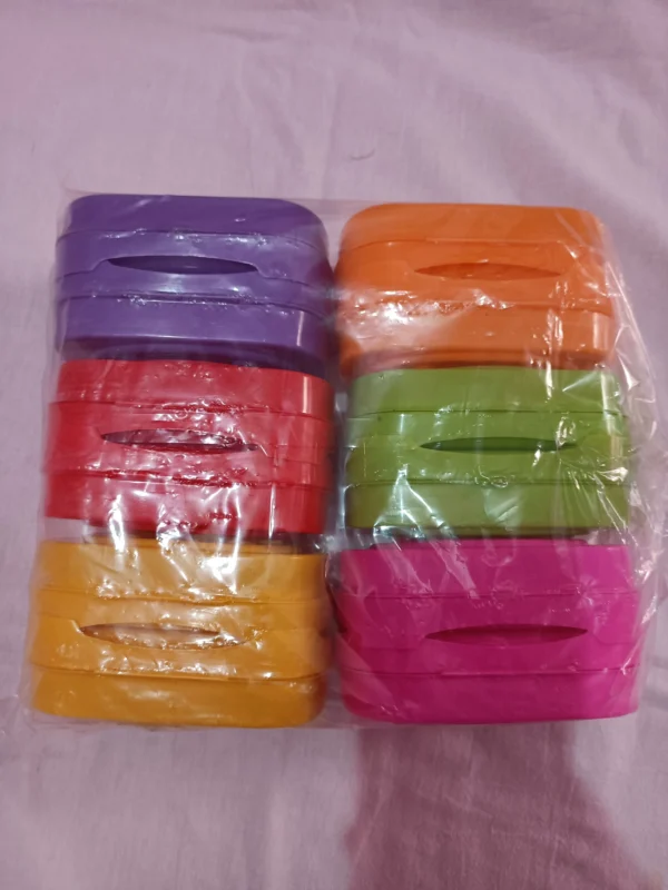 Sunny Smily Soap Dish Joint ढक्कन वाली एक दर्जन